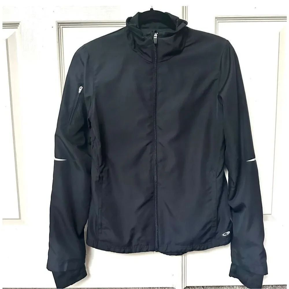 Champion black running jacket